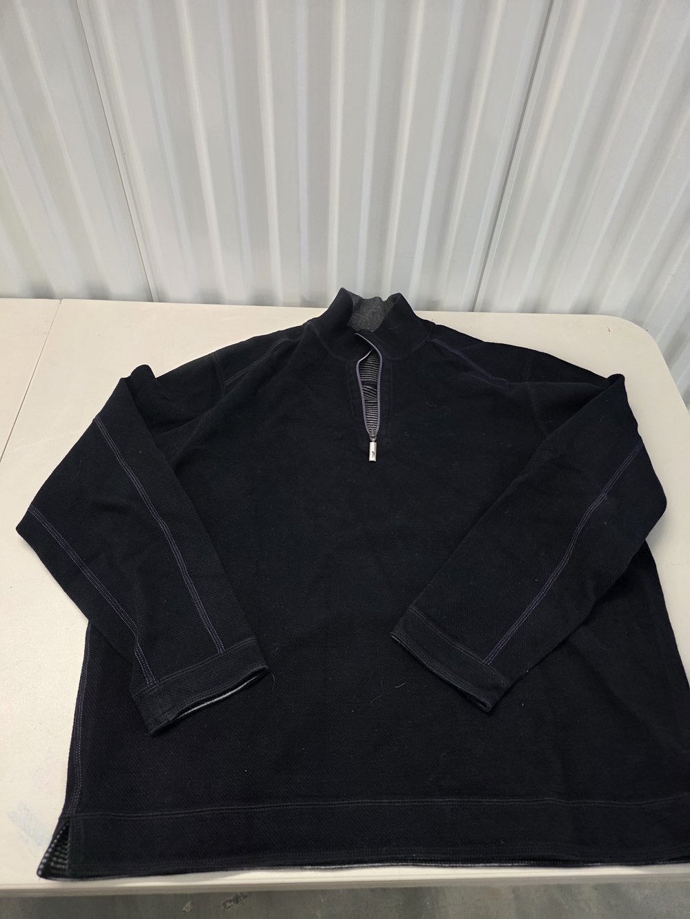 Tommy Bahama Quarter Zip Reversible Pullover Men's Size XL